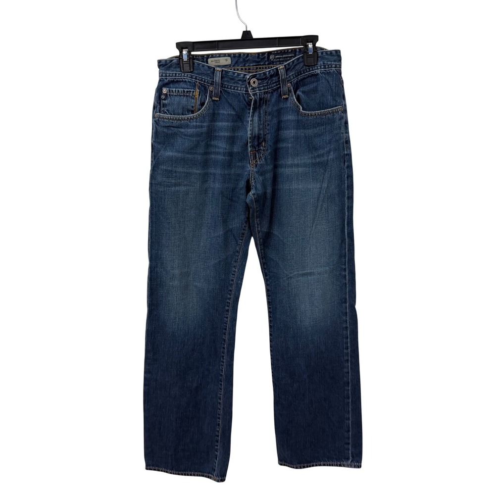 AG Adriano Goldschmied The Hero Jeans 32x32 Blue Relaxed Straight Leg Supima